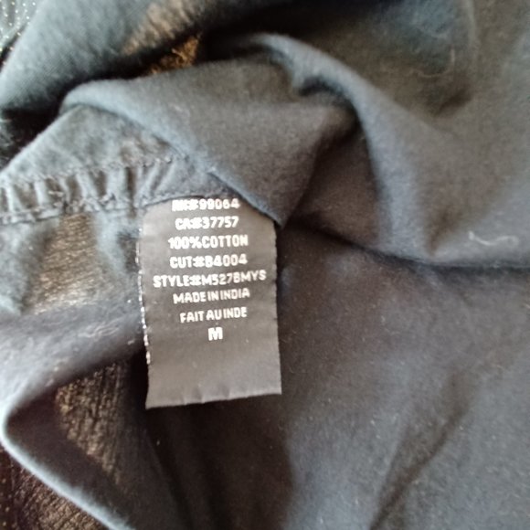 Billabong Long Sleeved Shirt - Black/Cream with logos (3332) - Picture 5 of 9